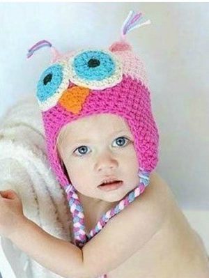 pinkEpromise: Crocheted Owl Hat just $9.98 Shipped