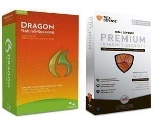 Nuance Dragon Naturally Speaking Home 12 + Total Defense Internet Security FREE after Rebate