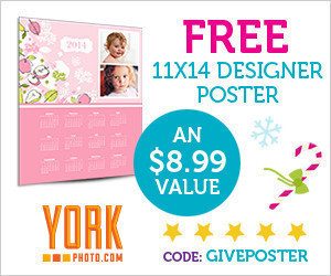 FREE 11×14 Designer Poster (+ $3.74 Ship)