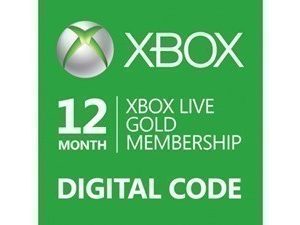 Xbox Live 12 Month Gold Membership $39.99