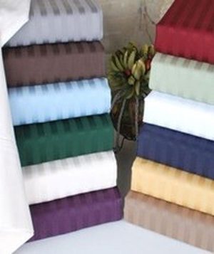 Embossed Dobby Striped Deep Pocket Sheet Set just $21 Shipped