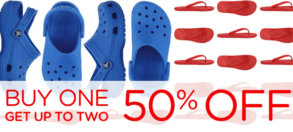 Crocs: Buy One Get up to Two at 50% OFF {+ FREE Shipping on $24.99 ...