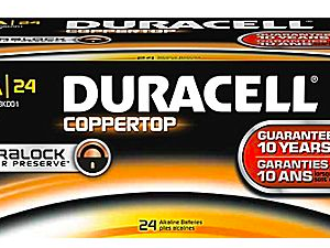 Staples: 24 pk Duracell AA Batteries just $7.99 + FREE Shipping for Rewards Members