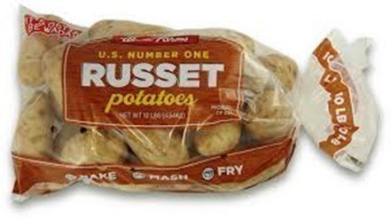 Bashas: Russet Potatoes 5 lb Bag just 2¢