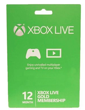 XBOX Live Gold 12 Month Membership just $35.99 Shipped