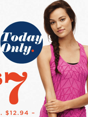 Old Navy: Activewear Tops just $7 {Today ONLY}