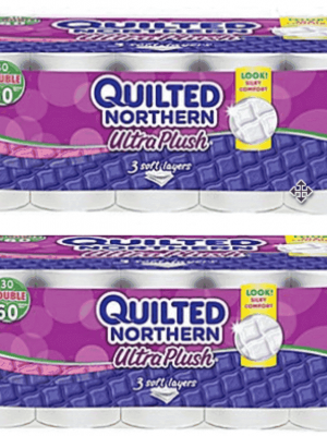 Staples: Quilted Northern 30 ct Double Roll Toilet Paper $11.49 {Shipped}