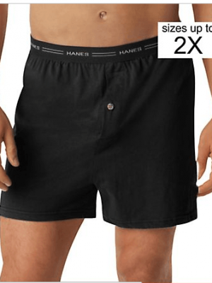 Hanes: Hanes Men’s TAGLESS ComfortSoft Knit Boxer with Comfort Flex Waistband 5-Pack just $11 Shipped