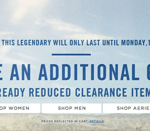 American Eagle: Additional 60% OFF Clearance + FREE Shipping {Great Deal on Hoodies!}