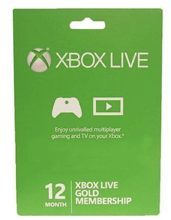 XBOX Live 12 month Gold Membership just $39.99 + FREE Shipping!