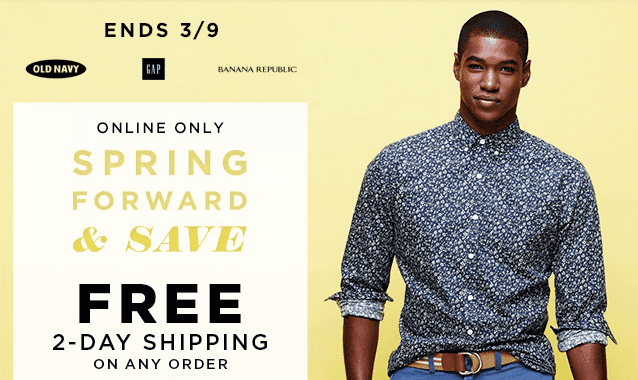 Old Navy, Gap & Banana Republic: FREE 2-Day Shipping & Up to 40% OFF {Great Deal on Maternity Items}