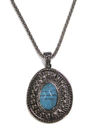 Kmart: Jaclyn Smith Women’s Simulated Turquoise Pendant $3.24 (75% OFF)