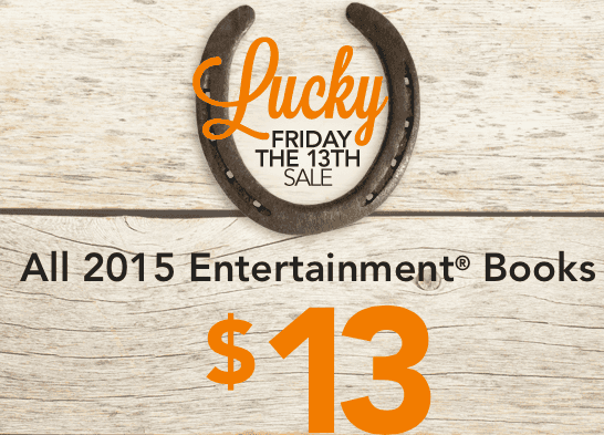 2015 Entertainment Book $13 + FREE Shipping {+ Subsequent Books just $8}