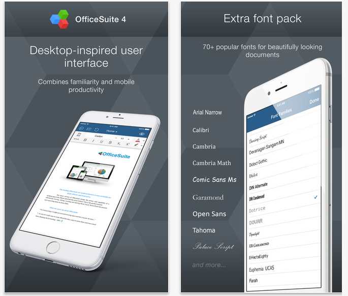 OfficeSuite 4 FREE for iOS