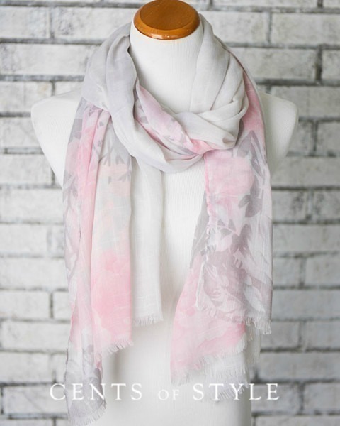 Cents of Style: Floral Print Scarf $8.95 + FREE Shipping