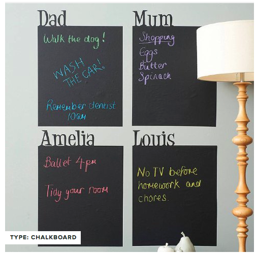 6-Foot Chalkboard or Whiteboard Wall Decal just $6.98 + FREE Shipping