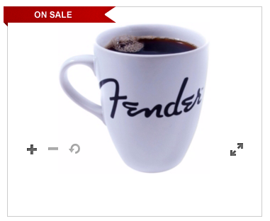 Guitar Center: Fender 14 oz Bistro Mug $5 + FREE Pick Up