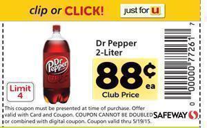 NEW Dr Pepper Printable Coupon | Pay just $.38 at Safeway