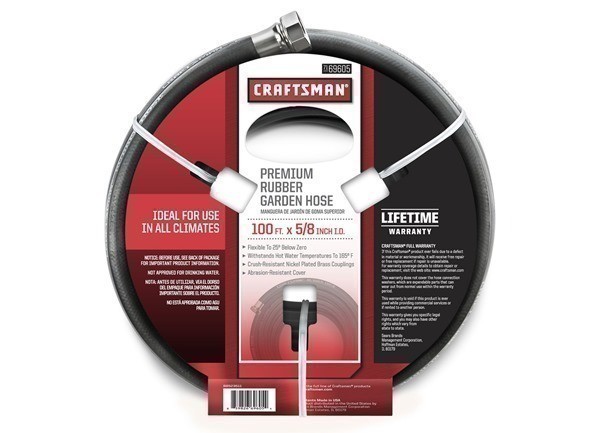 Sears: Craftsman 5/8 in. x 100 ft. All Rubber Hose just $45 + FREE Pick Up