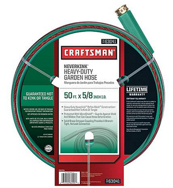 Sears: Craftsman 50 ft Neverkink Heavy Duty Garden Hose $15.99 + FREE Pick Up