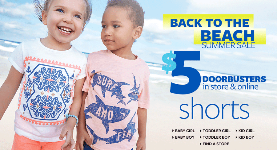 Carter’s & Osh Kosh: FREE Shipping on ANY Order | Matchables & Swim Items $3 on Up!