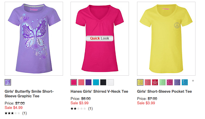 Hanes: FREE Shipping on ANY Order | Stock up on Basics for the Kids as low as $3.99