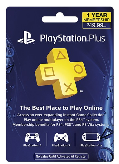 Best Buy: Playstation Plus 12 month Membership $39.99 + FREE Shipping