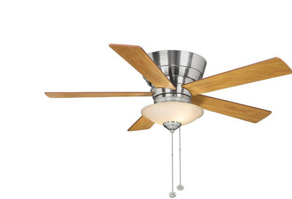 Home Depot: Andross 48 in. Brushed Nickel Ceiling Fan just $44