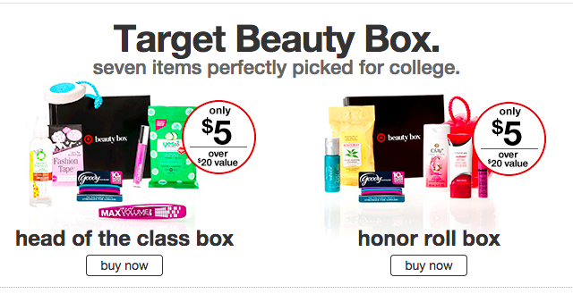 Target Beauty Boxes ~ Just $5 + FREE Shipping