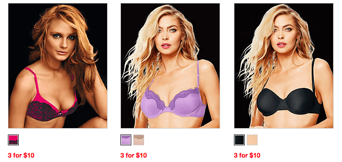 Maidenform Bras or Boyshorts 3 for $10 + FREE Shipping!