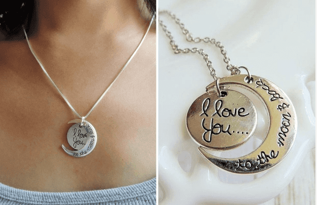 GroopDealz:  I Love You to the Moon & Back Necklace just $2.99 (84% OFF)