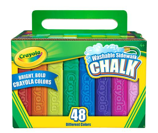 Walmart: Crayola Washable Sidewalk Chalk 48 ct just $2.50 + FREE Pick Up