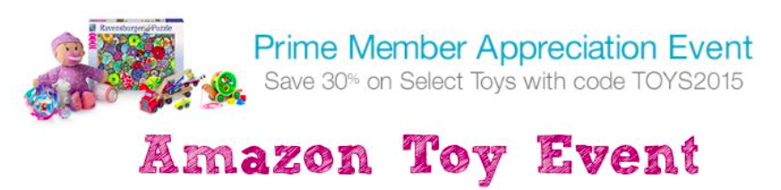 Amazon Prime Toy Event: 30% OFF on Select Toys through 9/6