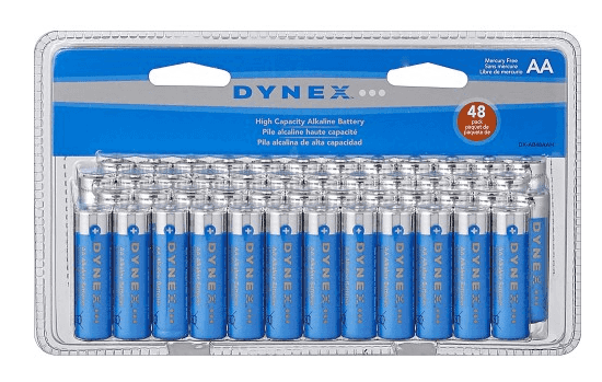 Best Buy: 48 ct Dynex Batteries $7.99 + FREE Shipping