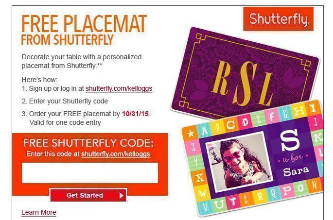 FREE Placemat from Shutterfly (Just Pay Shipping!)