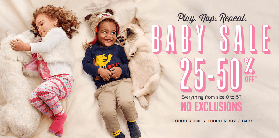 The Children's Place: Up to 50% OFF Baby Sale + Additional 25% OFF (+ Earn Children's Place Cash)