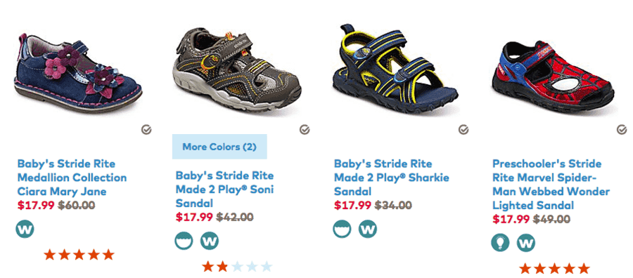 Stride Rite One Day Sale | Select Styles as low as $17.99