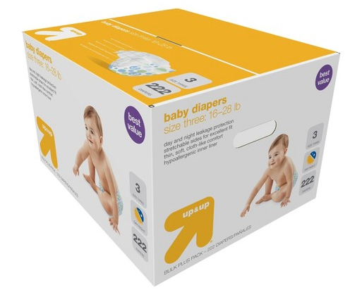 Target: Up & Up Baby Diapers as low as $.10 per Diaper + FREE Shipping