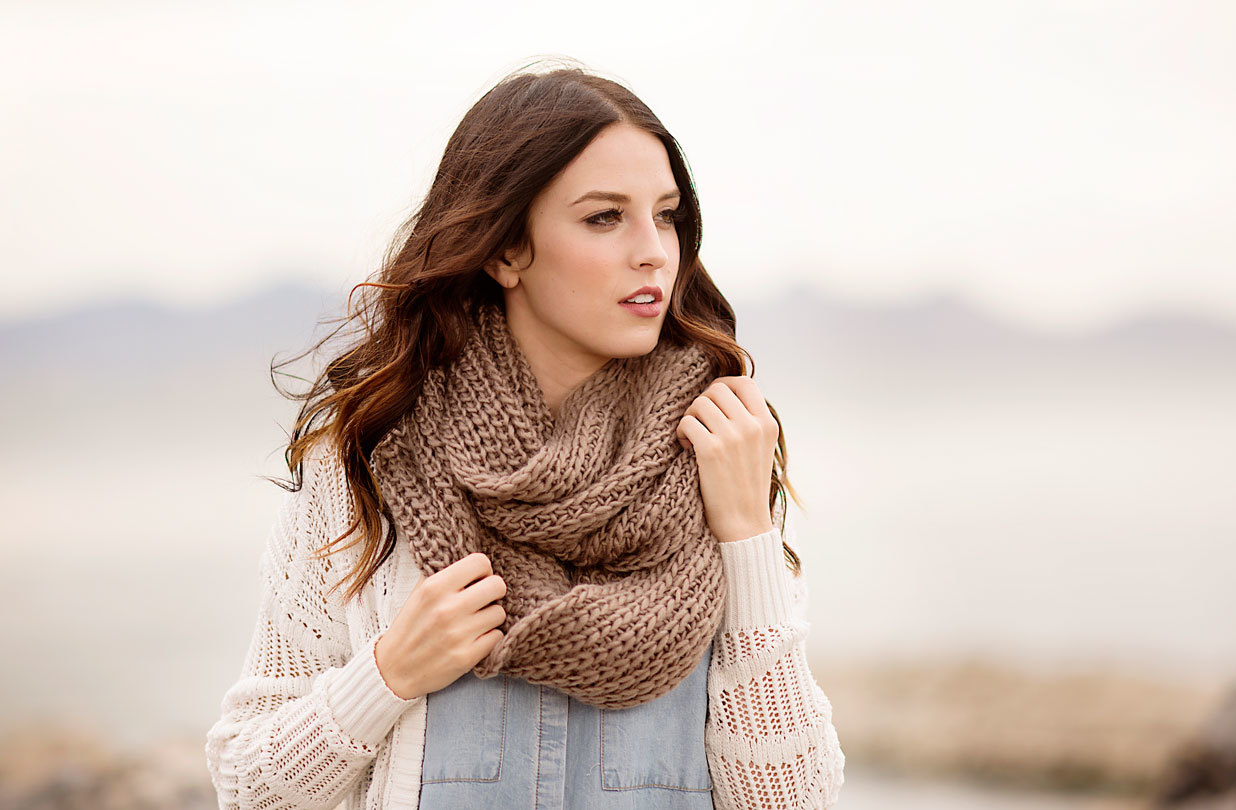 BelleChic: Wide Knit Infinity Scarf in any of 8 Colors just $5.99