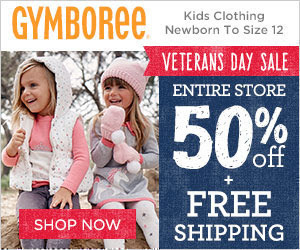 Gymboree: 50% OFF the Entire Site + FREE Shipping on ANY Order