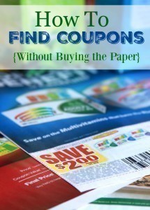 9 Ways to Find Coupons Without Buying the Sunday Paper | The CentsAble ...