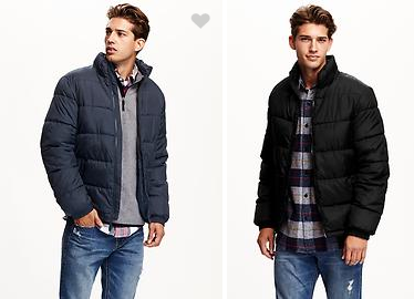 Old Navy: Men’s Frost Free Quilted Jackets $20 + FREE Shipping