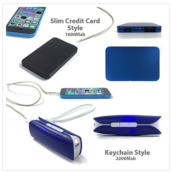 Set of 4 Portable Rechargeable Power Banks just $9.99 (+ FREE Magazine Subscription)