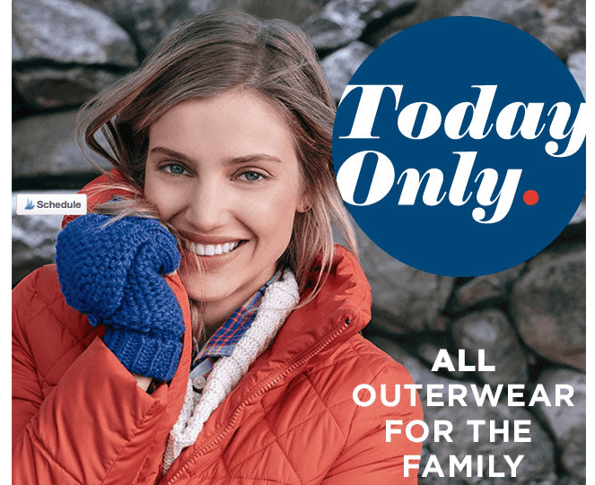 Old Navy: Up to 50% OFF ALL Outerwear + FREE 3-day Shipping Offer