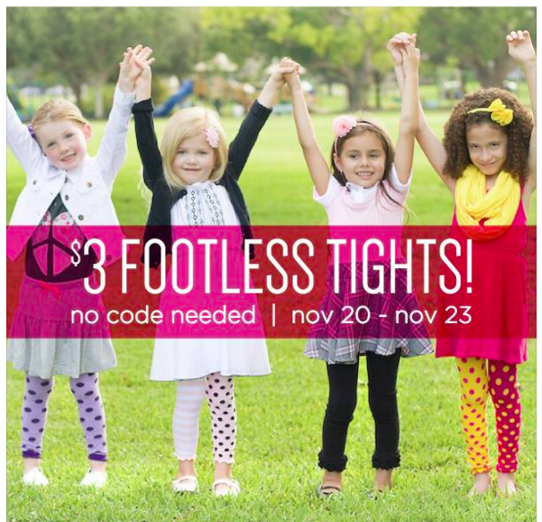 juDanzy: $3 Footless Tights + FREE Shipping on ANY Order