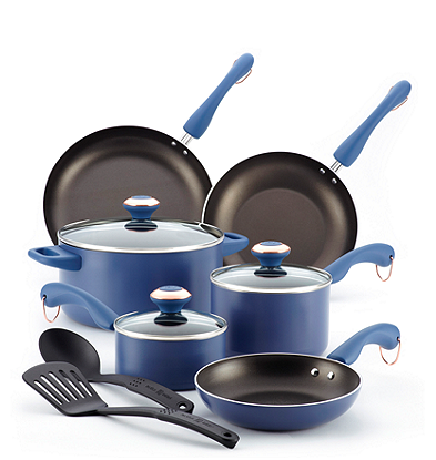 Paula Deen 11 pc Cookware Set $39.97 (After $30 Cash Back by Mail)