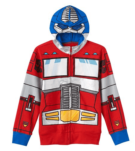 Kohl’s: Transformers Optimus Prime Hooded Sweater $10 (Reg. $38!)