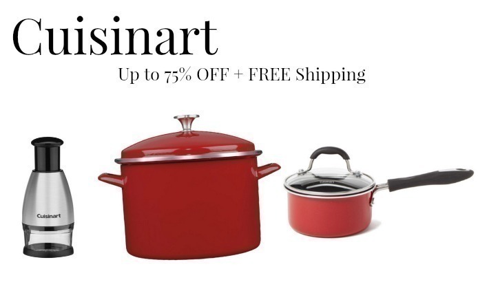 Cuisinart Items up to 75% OFF + FREE Shipping