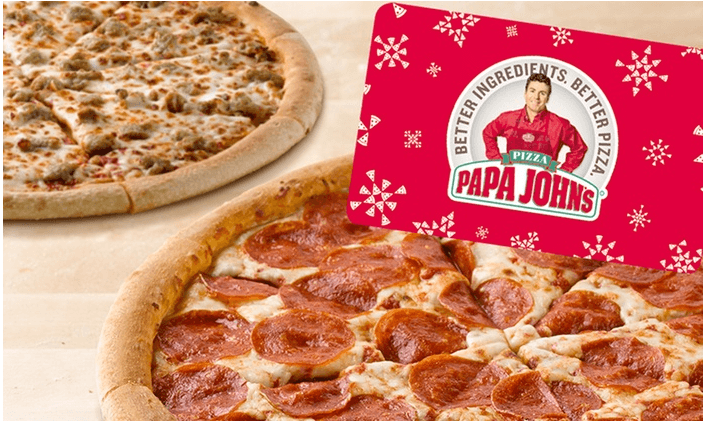 2 Large Papa John’s Pizzas with $25 Gift Voucher Purchase