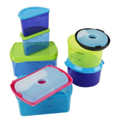 Amazon:  *Price Drop* Fit & Fresh Kids’ 14 pc Reusable Lunch Container Kit